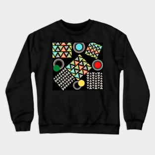 Colorful shapes Pattern Crewneck Sweatshirt